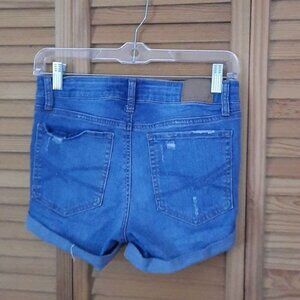 Aeropostale Distressed Cuffed 5 Pocket Denim Jean Shorts Size 4